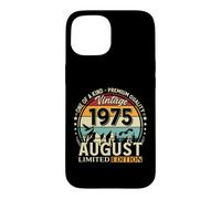 51st Birthday gift Men Original August 1975 51 Years Case for iPhone 15