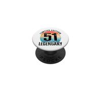 51st Birthday Vintage Legendary Bday Limited Edition PopSockets Adhesive PopGrip