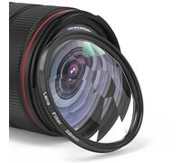 52/55/58/62/67/77mm Camera Filter Kaleidoscope Special Effects Photography Accessories SLR Lens Prism 9 Prism(Add 49mm Adapter)