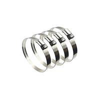 52-76mm Hose Clips, 4Pcs Adjustable 304 Stainless Steel Duct Clamps