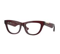 Burberry BE2406U 4115 Woman Optical frames Acetate Red Squared Normal