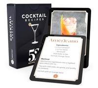 52 Cocktail & Mixed Drink Recipes Flash Cards - Simple & Easy Step Instructions & Tricks - Comprehensive Mixology Concoction Guide & Ingredient List - Master the Entertaining Art - Home Made Bartender