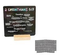 52 Daily Bibles Verse Cards, Christian Bible Scripture Card Set, Weekly Scripture Mapping, Inspiring Christian Gift, Easy to Store and Carry, Providing Daily Spiritual Support