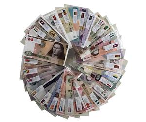 52 Different World Banknotes Collection - Real Currency from Various Countries - Educational & Collectible Money Set