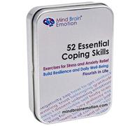 52 Essential Coping Skills Cards - Exercises for Stress Management, Anxiety Relief - Build Emotional Agility, Resilience, Confidence - Self Care Therapy Games for Teens, Adults - by Harvard Educator