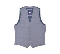 (52 in, Grey) Lambretta Mens Dawson Checked Waistcoat