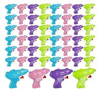 52 Pack Mini Water Gun Bright Colors Squirt Water Guns Small Pistol Toy Gun for Kids Boys and Girls Swimming Pool Beach Outdoor Water Activities, 4 Colors