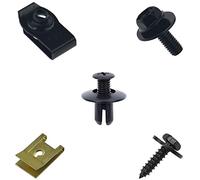 52 PCS Car Screws and Bolts,Undertray Screws,Auto Body Fender Screw,Car Clips Plastic Rivet Fasteners