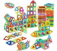 52 PCS Magnetic Building Blocks for Kids, Construction Educational Toy, Colourful Magnetic Tiles Set for STEM Learning, Creative Play for Toddlers & Children