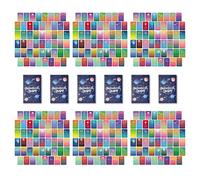 52 Pcs Positive Affirmations Meditation Spiritual Self Care Cards Gifts, Set of 6, 9.7x6 cm Paper Prints