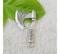 52 Pcs Tibet Silver Axe Pendant 43X24MM B5274