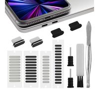 52 Pcs USB C Dust Plug Set Compatible with iPhone 15 Series, USB C Port Cover Phone Speaker Cover,Phone Charging Port Cleaner for Samsung Galaxy S23 S22 Ultra S21 FE S20 Note 20 and All Type-C Devices