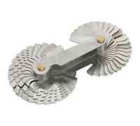 52 Piece Folding Screw Pitch Gauge Set - 0.25mm to 6mm - BSW & Metric Profile