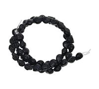 52 Pieces Black 3D Howlite Turquoise Skull Spacer Beads DIY Jewelry