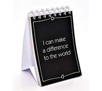 52 Positive Affirmation Desktop Cards - Mindful Daily Reminders for Mindfulness, Stress Relief, Manifestation & Self-Care (Black and White)