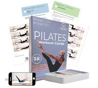 52 Premium Pilates Cards | 40 Pilates Exercises, Ideal for Beginners or Students, Led by Stott Pilates Certified Instructor, Detailed Photos