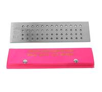 52 Round Holes 0.26 to 4.10mm Wire Drawplate Round Draw Plate for Jewelry Making Wire Drawplate Molds Jewelry Tools