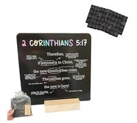 52 Scripture Cards, 52 Scripture Cards with Stand, S Cripture Memory Card s, Bible Verse Prayer C Ards, Faith Prayer Ca rds, Bible Memory Tools for Elevate Family's Faith and Understanding (1pcs)