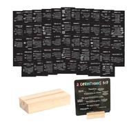 52 Scripture Cards | Bible Verse Cards with Wooden Stand | A Mapped Bible Verse for Every Week of The Year | Christian Bibles Verses Decor Set | Bible Prayer Card Present for Women Men