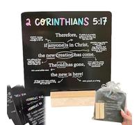 52 Scripture Cards,Bible Verses with Wood Stand,Bible Ve/rse Mapping C/ards,Christian Idea B/ible V/erse Map Car/ds,Daily Devotional Tool,Bib/le Scriptures Memory Ver/se Car/d,Bibl/e Vers/es,27pcs
