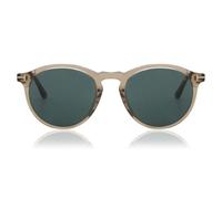 TOM FORD FT0904 AURELE 57V Man Sunglasses Acetate Beige Blue Round Normal