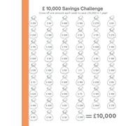 52 Week Money Challenge To £10 K: Weekly Savings Tracker To Help You Save £10,000 In A Year (Pound sterling Edition)