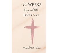 52 Week Pink Marble Prayer and Bible Journal: Weekly Guided Devotions, Scripture Writing, Gratitude & Reflection for Women