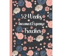 52 Weeks Income & Expense Tracker: Accounting & Bookkeeping Ledger Book for Small Business Owners - Undated Income and Expense Log Book