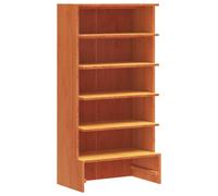 (52 x 30 x 104 cm) vidaXL Shoe Cabinet Wooden Shoe Cabinet Shoe Storage Shelf Solid Wood Pine