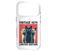 52 Years Old Gift Vintage 1974 Cat Lover 52nd Birthday Funny Case for iPhone 17 Pro