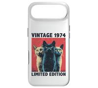 52 Years Old Gift Vintage 1974 Cat Lover 52nd Birthday Funny Case for iPhone Air