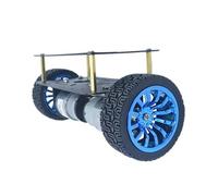 520 370 DC electronic starter Smart Robot Car Chassis Kit DC Encoder electronic starter 2WD Chassis Smart Car electronic starter Kit Two Wheel(Single layer acrylic,520 With encoder)