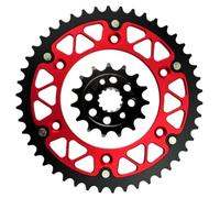 520 45T 46T 47T 48T 49T 51T 52T 13T Motorcycle Sprocket Set Front Rear Compatible With XR650R XR 650 R Models 2000 2007(13T-48T)
