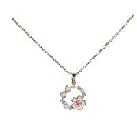 520 Beating Heart Pendant Titanium Steel Clavicle Chain LOVE Necklace Crystal Set Digital Necklace Romantic Jewelry Gift for Valentine's Day for Women, Titanium steel, No Gemstone