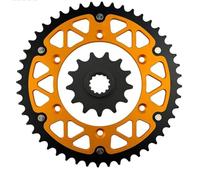 520 Chain 13T 45T-52T Motorcycle Front & Rear Sprocket Fit For KAW400 KLX400 R B1 B2 KLX400SR A1 KLX400R(13T-48T)