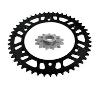- 520 CNC 13T 52T Front Rear Motorcycle Sprocket Compatible With TT R250 TTR250 TT R TTR 250 1999 2000 2001 2002 2003 2004 2005 2006 Aftermarket Replacement(13T 52T)