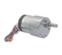 520 Gear Motor Encoder DC 6V 12V High Torque All Metal Reduction 20-1000RPM Electric Reducer(With Bracket,12V 333 RPM)