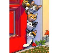520 Piece Jigsaw Puzzle for Adults Animal Cats - Fun Challenges & Brainteasing Adult Jigsaws - Puzzle Games 520 Piece