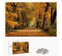 520 Piece Jigsaw Puzzle for Adults, Autumn & Landscape Premium Wooden Puzzles with Poster, Classic Cut, Interlocking Pieces for Home Decor & Mindfulness 20 x 15 in - Aged 14+ Only (Not a Toy) P3#31