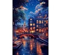 520 Piece Jigsaw Puzzle for Adults City Nightscape - Fun Challenges & Brainteasing Adult Jigsaws - Puzzle Games 520 Piece