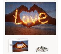 520 Piece Jigsaw Puzzle for Adults, Couples & Ocean Premium Wooden Puzzles with Poster, Classic Cut, Interlocking Pieces for Home Decor & Mindfulness 20 x 15 in - Aged 14+ Only (Not a Toy) P3#636