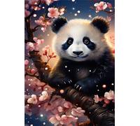 520 Piece Jigsaw Puzzle for Adults Floral Animal Panda - Fun Challenges & Brainteasing Adult Jigsaws - Puzzle Games 520 Piece