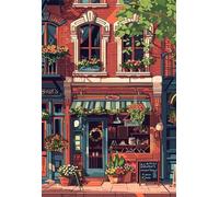 520 Piece Jigsaw Puzzle for Adults Florist Scenery - Fun Challenges & Brainteasing Adult Jigsaws - Puzzle Games 520 Piece
