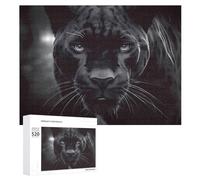 520 Piece Jigsaw Puzzles for Adults Cool Animal Panther Puzzles Large Puzzles Game Decompression Leisure Entertainment Wood Puzzle Relaxation Sensory Toys Room Decor for Women Men