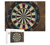 520 Piece Jigsaw Puzzles for Adults Cool Dart Board Puzzles Large Puzzles Game Decompression Leisure Entertainment Wood Puzzle Relaxation Sensory Toys Room Decor for Women Men