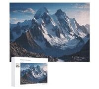 520 Piece Jigsaw Puzzles for Adults Cool Melting Snow Mountain Puzzles Large Puzzles Game Decompression Leisure Entertainment Wood Puzzle Relaxation Sensory Toys Room Decor for Women Men