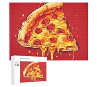 520 Piece Jigsaw Puzzles for Adults Cool Painting Pizza Puzzles Large Puzzles Game Decompression Leisure Entertainment Wood Puzzle Relaxation Sensory Toys Room Decor for Women Men