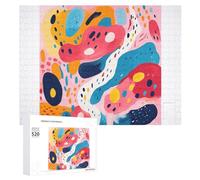 520 Piece Jigsaw Puzzles for Adults Cool Simple Natural Shapes Puzzles Large Puzzles Game Decompression Leisure Entertainment Wood Puzzle Relaxation Sensory Toys Room Decor for Women Men