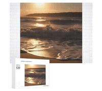 520 Piece Jigsaw Puzzles for Adults Cool The Waves are Moving Puzzles Large Puzzles Game Decompression Leisure Entertainment Wood Puzzle Relaxation Sensory Toys Room Decor for Women Men