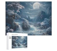 520 Piece Jigsaw Puzzles for Adults Cool Waves of Stars Puzzles Large Puzzles Game Decompression Leisure Entertainment Wood Puzzle Relaxation Sensory Toys Room Decor for Women Men